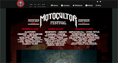 Desktop Screenshot of motocultor-festival.com