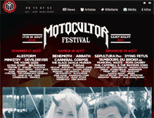 Tablet Screenshot of motocultor-festival.com